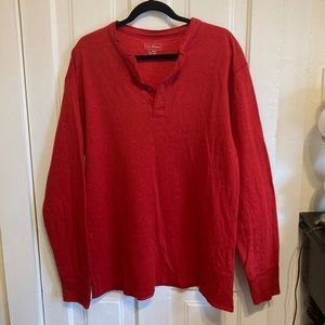 L.L. Bean 70s aesthetic Henley tee